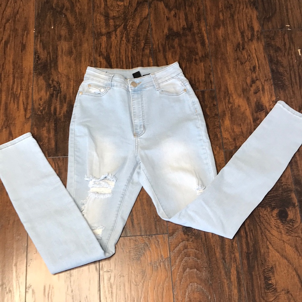 Super High Waist Mom Jeans